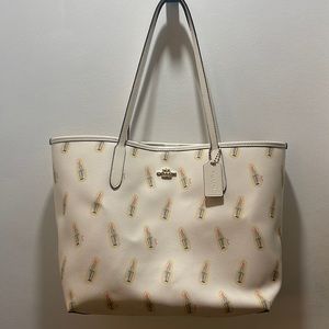 Coach Lipstick City Tote Bag -Women
